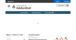 Desktop Screenshot of comune.gagliole.mc.it